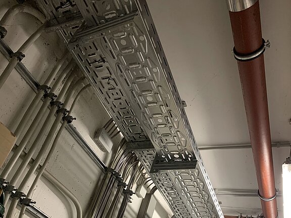 Kabelführung in Unterverteilung