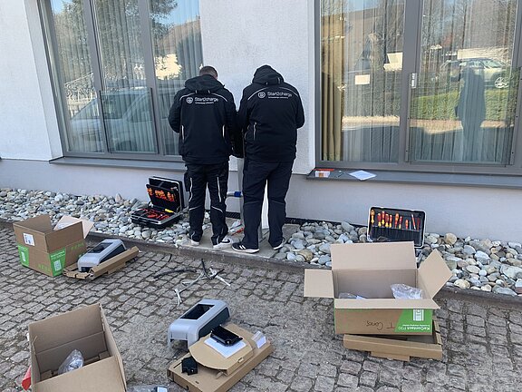 Endmontage durch Start2Charge